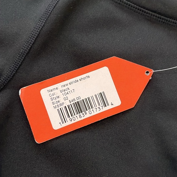 Oiselle New Stride Short, Black NWT Size 2 - Picture 2 of 5